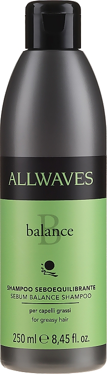 Regulierendes Shampoo für fettiges Haar mit Brennnesselextrakt - Allwaves Balance Sebum Balancing Shampoo — Bild N1