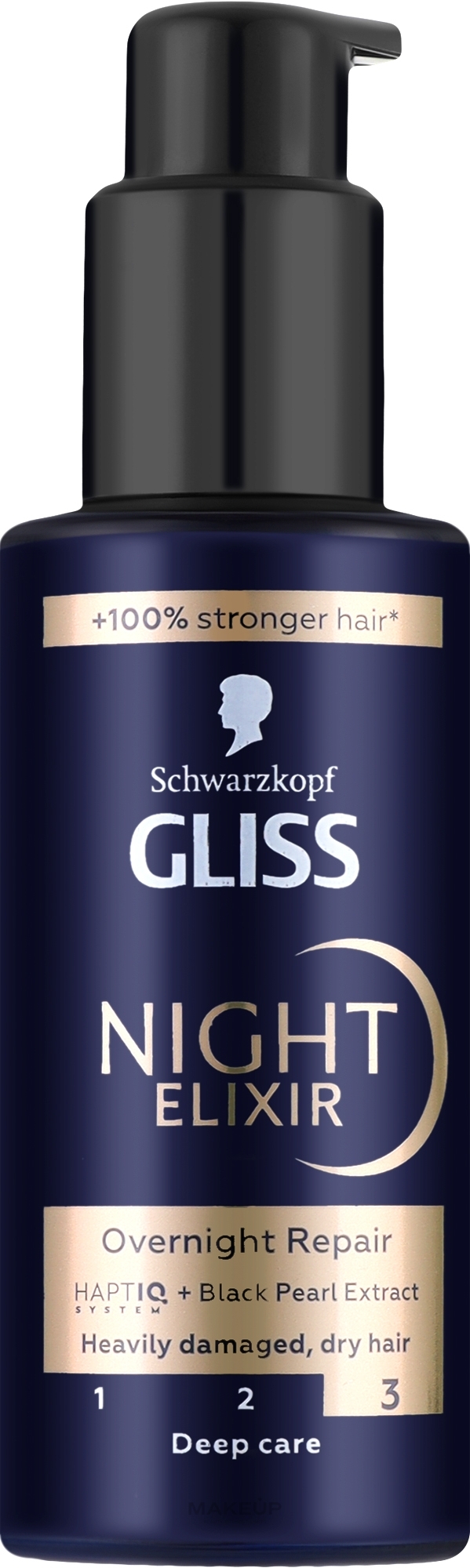 Elixier für stark geschädigtes Haar - Gliss Hair Repair Night Elixir Overnight Repair — Bild 100 ml