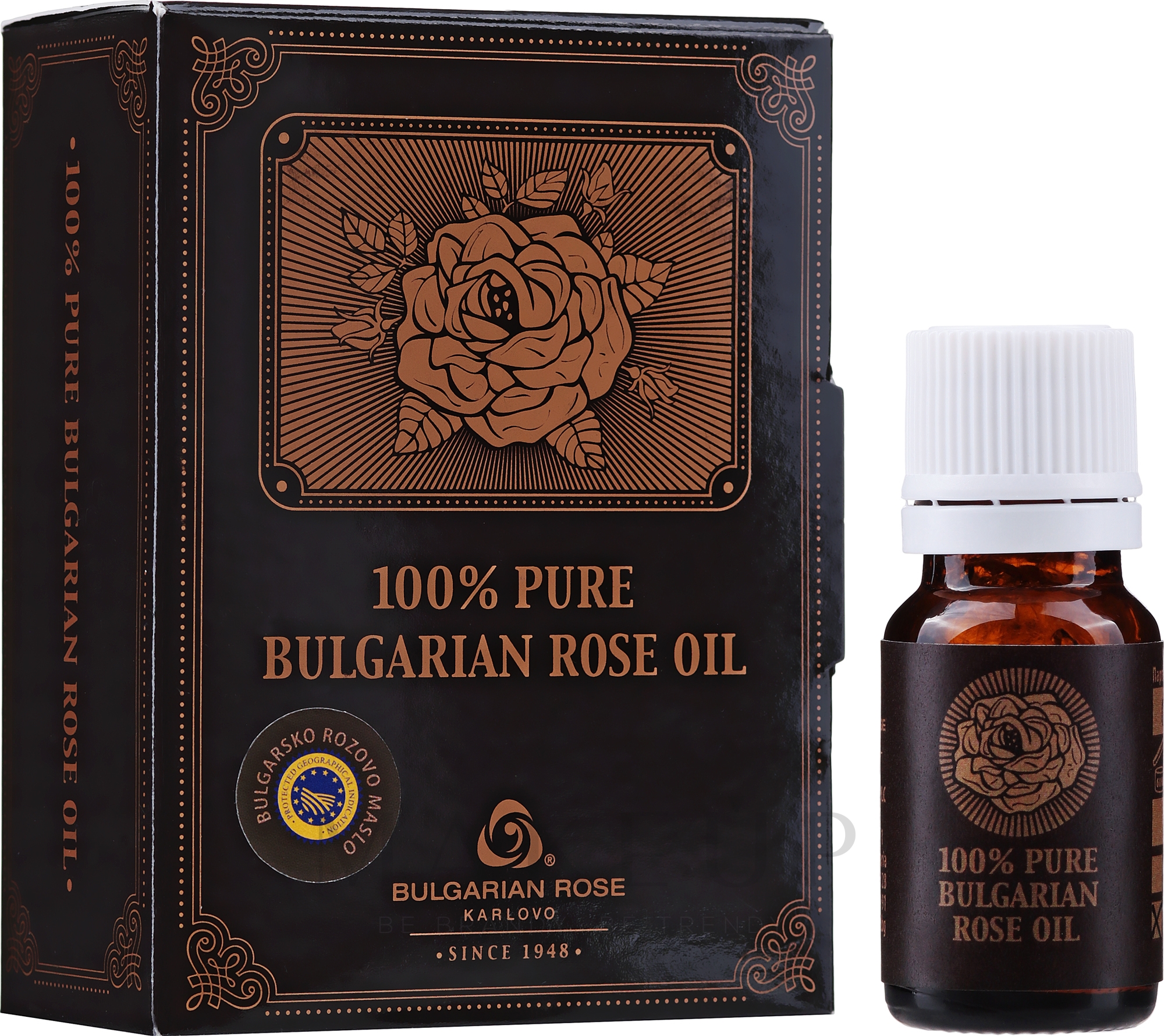 Bulgarisches Rosenöl in einem Karton - Bulgarian Rose Oil — Bild 5 g