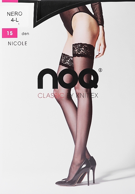 Strumpfhose für Damen Nicole 15 Den nero - Knittex — Bild N1
