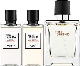 Düfte, Parfümerie und Kosmetik Hermes Terre d’Hermes - Duftset (Eau de Toilette 50ml + Duschgel 40ml + After Shave Lotion 40ml)