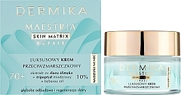 Luxuriöse Anti-Falten-Creme für Tag und Nacht für reife Haut 70+ - Dermika Maestria Skin Matrix — Bild N2