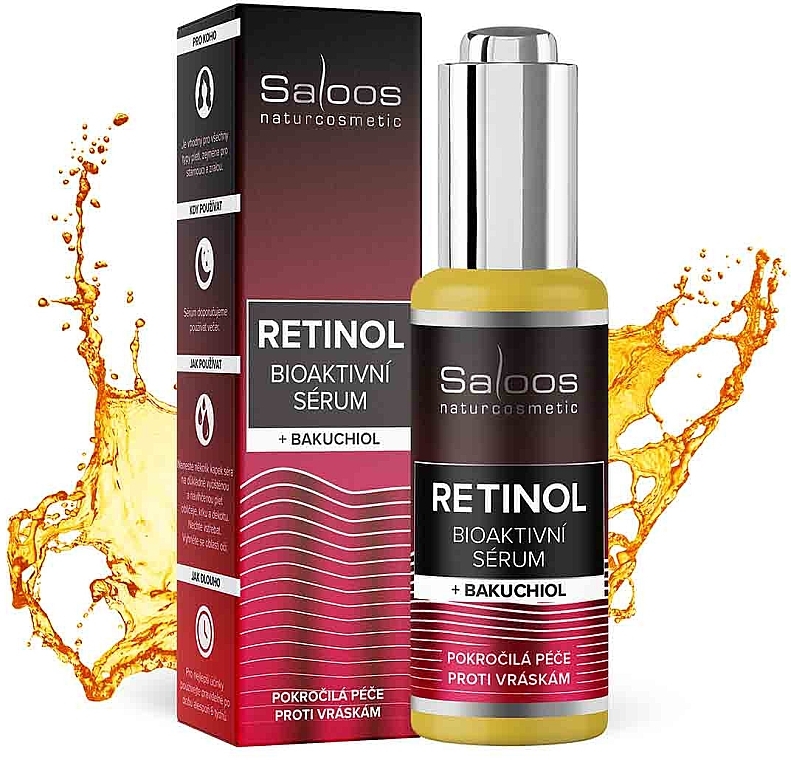 Bioaktives Serum mit Retinol und Bakuchiol - Saloos Retinol Bioactive Serum — Bild N2