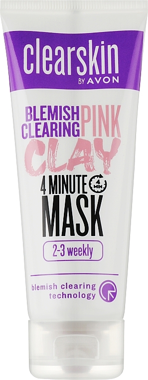 Gesichtsmaske mit Rosenerde gegen Akne - Avon Clearskin Pink Clay Mask — Bild N1