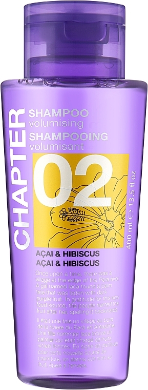Feuchtigkeitsspendendes Haarshampoo mit Acai und Hibiskus für Volumen - Mades Cosmetics Chapter 02 Acai & Hibiscus Shampoo — Bild N1