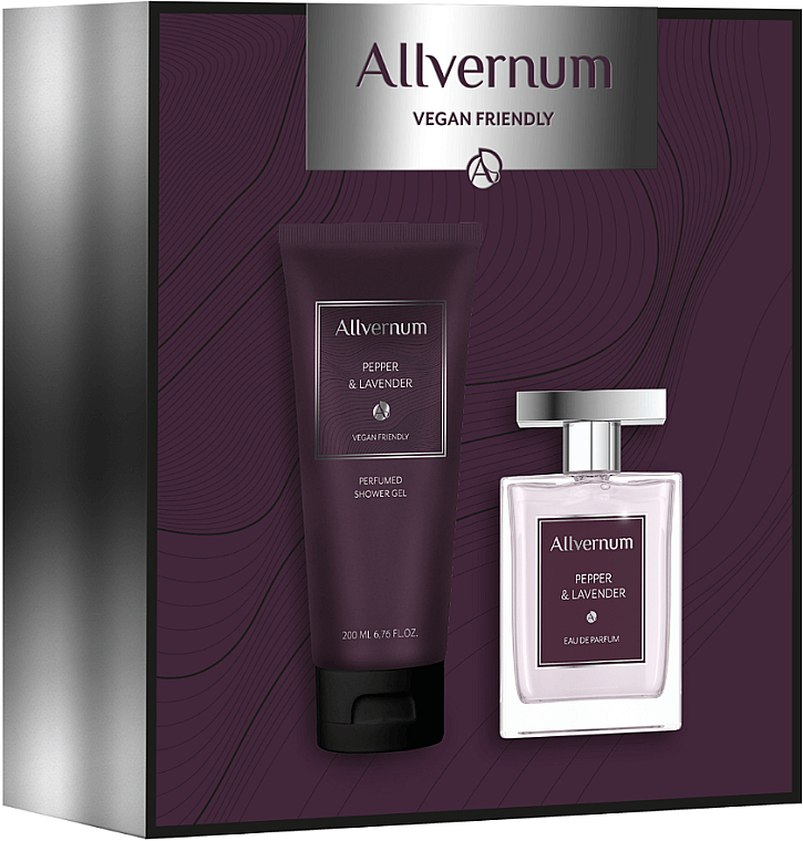 Duftset - Allvernum Pepper & Lavender (Eau de Parfum 100ml + Duschgel 200ml) — Bild N1