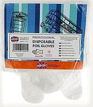 Transparente Einweghandschuhe Größe L/XL 100 St. - Ronney Professional Disposable Foil Gloves — Bild N1