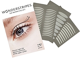 Düfte, Parfümerie und Kosmetik Silikonaufkleber für Augenlider S/M/L 84 St. - Wonderstripes The Instant Eye Lift Size S + M + L
