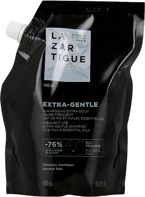 Extra sanftes Shampoo für den häufigen Gebrauch - Lazartigue Extra-Gentle Shampoo (Refill) — Bild N1