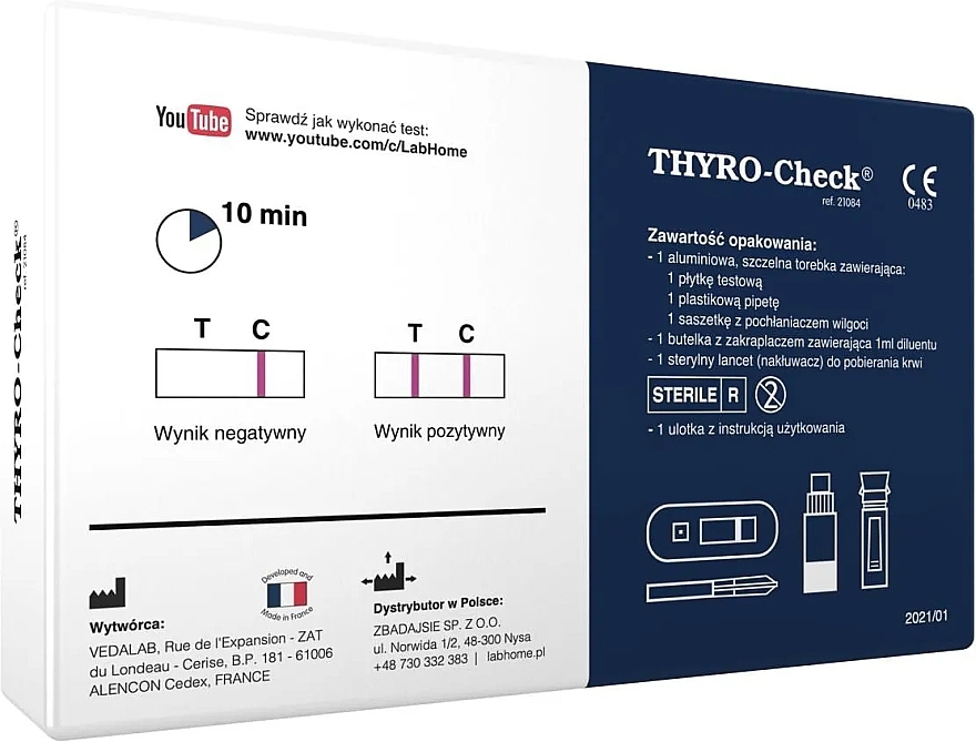 Diagnosetest für Hypothyreose - Lab.Home Thyro-Check — Bild N2