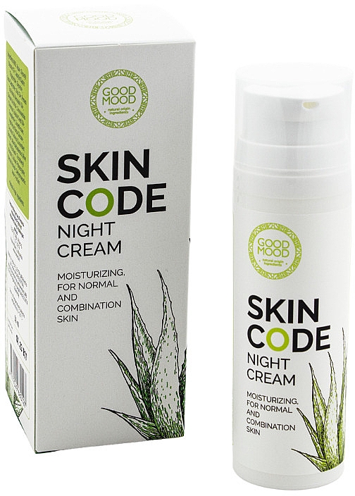 Feuchtigkeitsspendende Nachtcreme für normale und gemischte Gesichtshaut - Good Mood Skin Code Night Cream — Bild N1