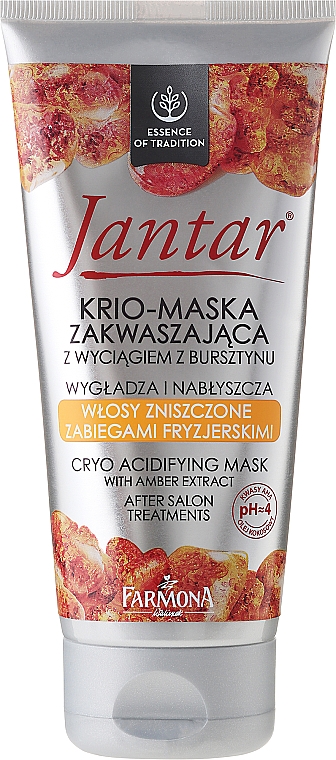 Haarmaske für coloriertes Haar - Farmona Jantar Krio Mask — Bild N1