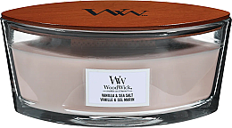 Duftkerze - Woodwick Sea Salt & Vanilla Scented Candle  — Bild N1