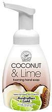 Düfte, Parfümerie und Kosmetik Schäumende Handseife mit Kokosnuss und Limette - Australian Gold Foaming Hand Soap Coconut Lime