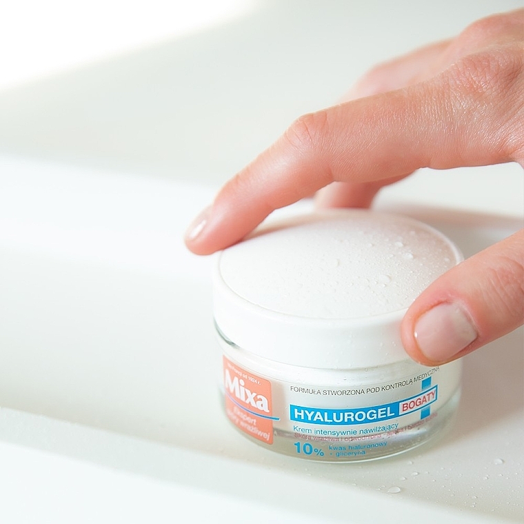 Feuchtigkeitsspendende Gesichtscreme - Mixa Hyalurogel Moisturizing Face Cream — Bild N8