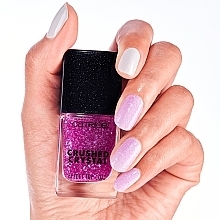 Decklack mit Crushed-Kristall-Effekt  - Catrice Crushed Crystal Effect Amethyst Aura Top Coat  — Bild N6