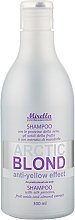 Düfte, Parfümerie und Kosmetik Shampoo für blondes, graues und strapaziertes Haar mit Seidenproteinen - Mirella Arctic Blond Anti-Yellow Effect Shampoo