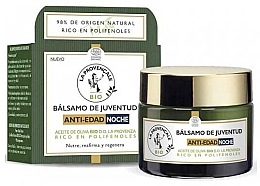 Düfte, Parfümerie und Kosmetik Verjüngende Gesichtscreme für die Nacht - La Provenzale Bio Anti-aging Night Cream Organic Olive Oil