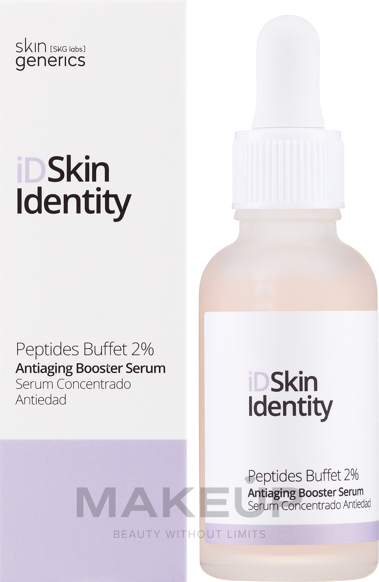 Gesichtsserum - Skin Generics ID Skin Identity Antiaging Booster Serum Peptides Buffet 2% — Bild 30 ml