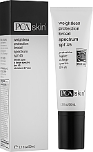 Sonnenschutzcreme für das Gesicht SPF 45 - PCA Skin Weightless Protection Broad Spectrum SPF 45 — Bild N2