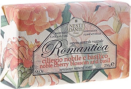 Naturseife Noble Cherry Blossom & Basil - Nesti Dante Natural Soap Romantica Collection — Bild N1