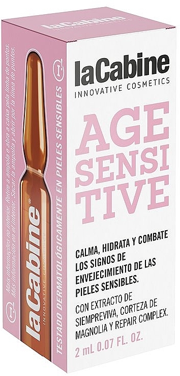 Anti-Aging-Gesichtsampullen für empfindliche Haut - La Cabine Age Sensitive Ampoules — Bild N1