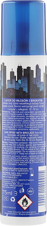 Haarspray mit silbernem Brokat - Venita Silver Brocade Hair Spray — Bild N2