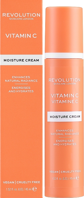 Feuchtigkeitsspendende Gesichtscreme mit Vitamin C - Revolution Skincare Vitamin C Moisture Cream — Bild N2