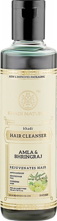 Natürliches Kräutershampoo mit Amla - Khadi Natural Ayurvedic Amla & Bhringraj Hair Cleanser — Bild N1