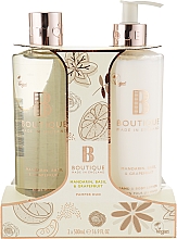 Körperpflegeset - Grace Cole Boutique Mandarin, Basil & Grapefruit Body Care Duo (Körperlotion 500ml + Duschgel 500ml) — Bild N1