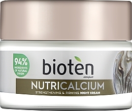 Düfte, Parfümerie und Kosmetik Gesichtscreme für die Nacht - Bioten Nutri Calcium Strengthening & Firming Night Cream