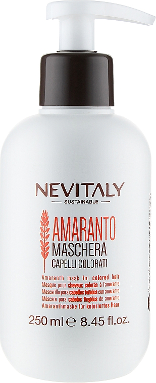 Maske für coloriertes Haar mit Amaranth-Extrakt - Nevitaly — Bild N5