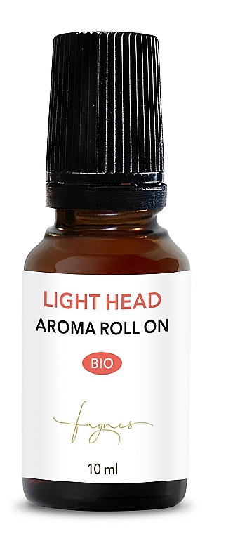 Ätherische Ölmischung zur Linderung von Kopfschmerzen - Fagnes Aromatherapy Bio Light Head Aroma Roll-On — Bild N1