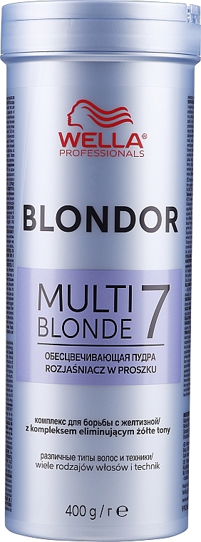 Blondierpulver - Wella Professionals Blondor Multi Blonde 7 Powder Lightener — Bild N1