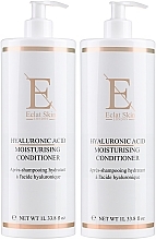 Düfte, Parfümerie und Kosmetik Haarpflegeset - Eclat Skin London Hyaluronic Acid Moisturising Conditioner Duo (Conditioner 1L x2)