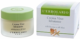 Feuchtigkeitsspendende Gesichtscreme mit Strohblumen und Aloe - L'erbolario Crema Viso Idratante all'Elicriso e all' Aloe — Bild N1