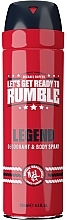 Düfte, Parfümerie und Kosmetik Deospray - Rumble Men Legend Deodorant & Body Spray