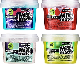 Düfte, Parfümerie und Kosmetik Körperpflegeset - Beauty Jar "Mix & Match" Body Scrub Set (Körperpeeling 2x150g + Körperpeeling 2x120g)