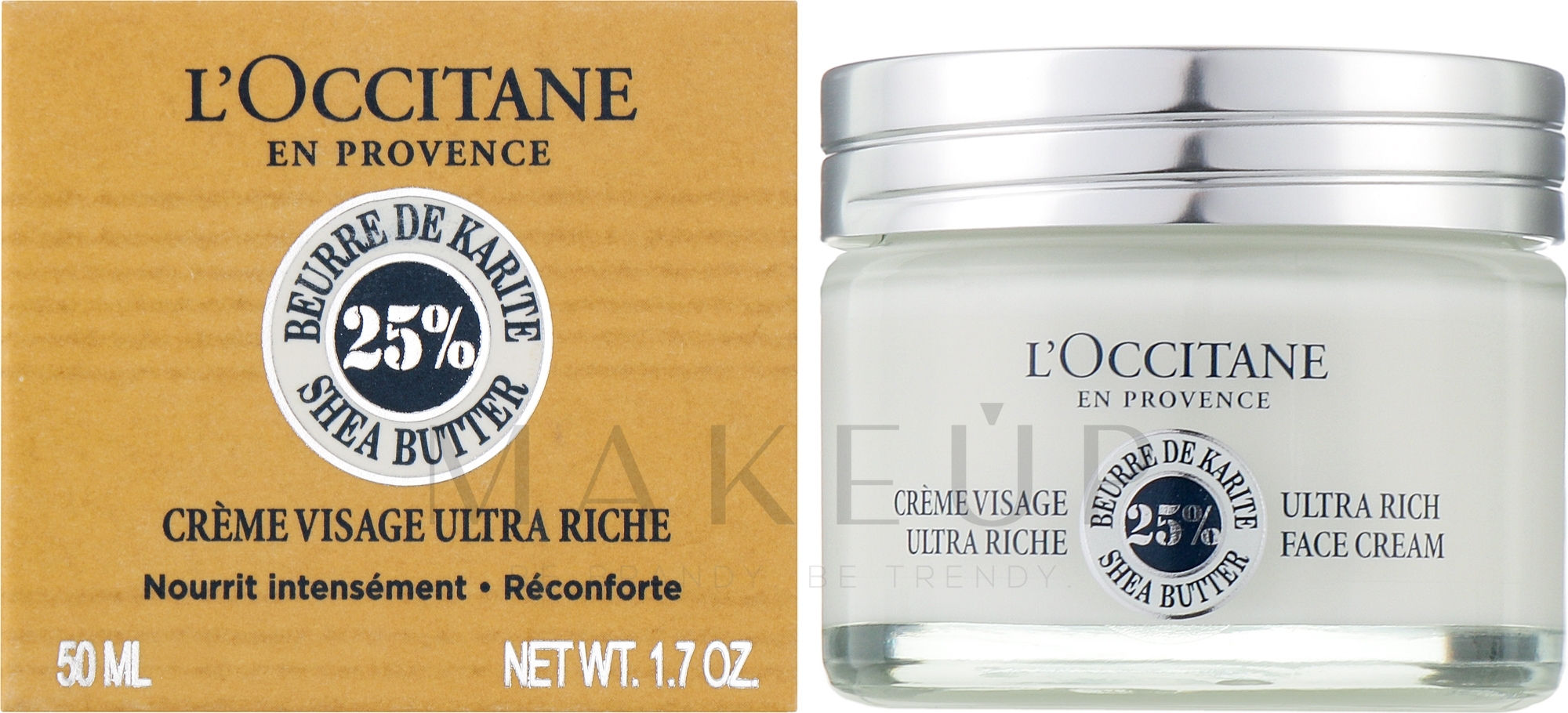 Feuchtigkeitscreme für normale und Mischhaut - L'occitane En Provence Comfort Creme Ultra Rich — Bild 50 ml