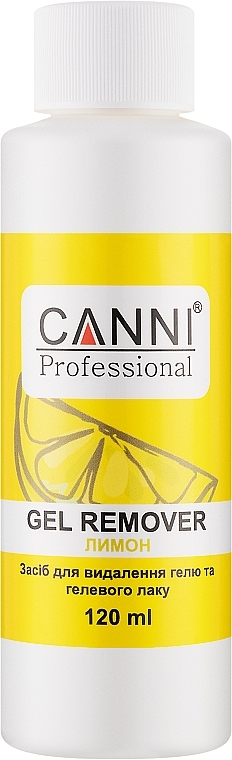 Entferner für Gel- und Hybridlacke - Canni Gel Remover Lemon — Bild N1