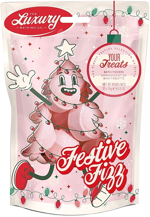 Badekugeln - Grace Cole The Luxury Bathing Candy Canes, Cocoa & Vanilla Swirl — Bild N1