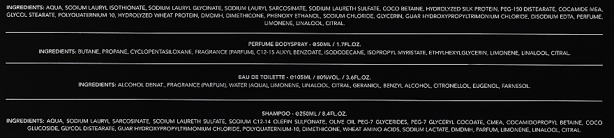 Armaf Club De Nuit Intense Man - Duftset (Eau de Toilette 105ml + Deospray 50ml + Duschgel 100ml + Shampoo 250ml) — Bild N3