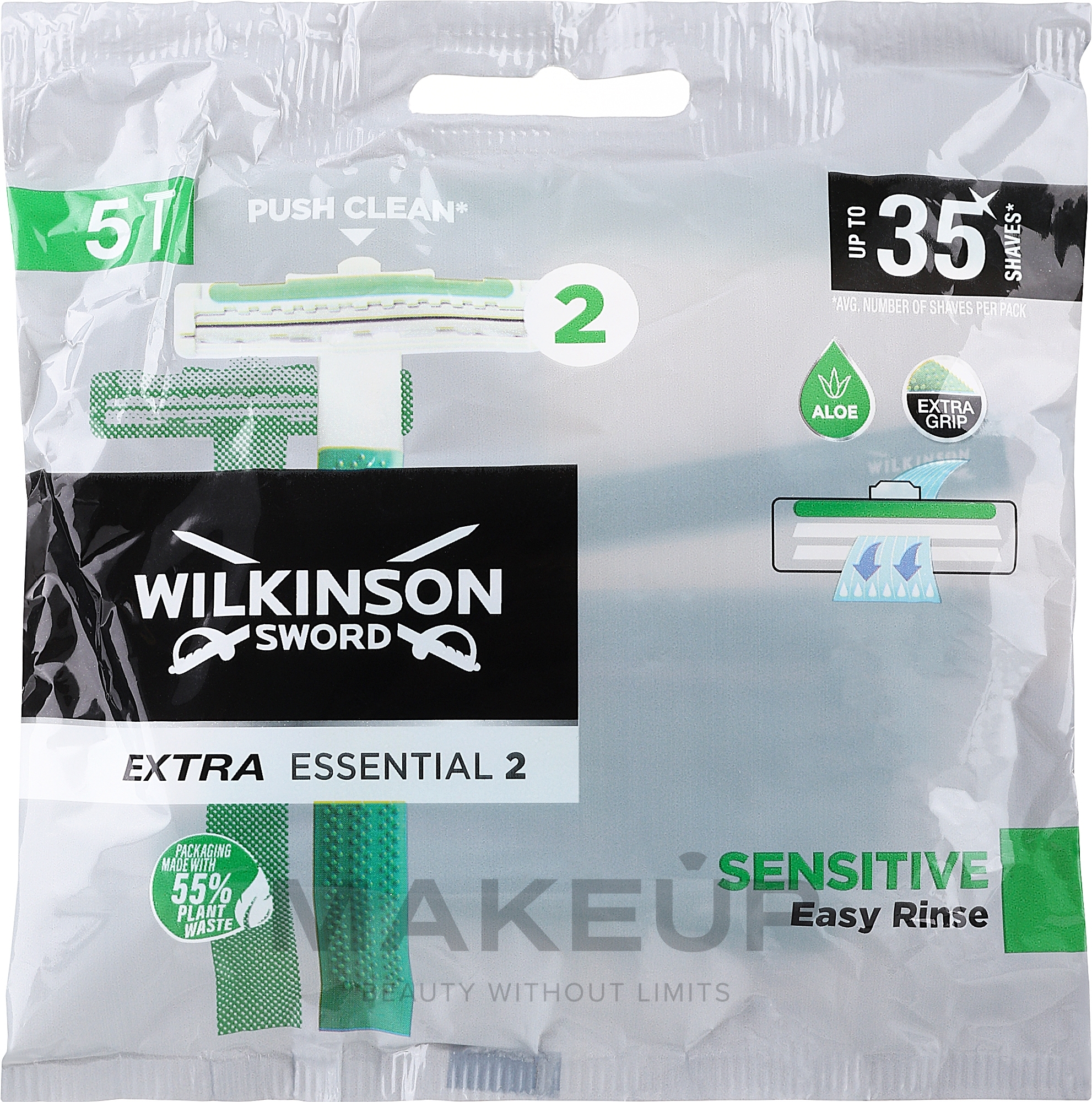Rasierer 5 St. - Wilkinson Rasoio Extra Essential 2 Sensitive  — Bild 5 St.