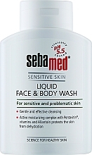 Gesichts- und Körperreinigungslotion für empfindliche Haut mit Olive - Sebamed Liquid Face and Body Wash — Bild N7