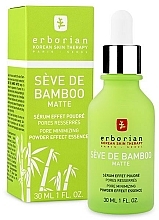 Düfte, Parfümerie und Kosmetik Gesichtsserum zur Porenminimierung mit Bambusextrakt - Erborian Seve de Bamboo Matte Serum