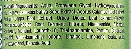 Lotion-Conditioner für fettiges Haar - Joanna Cannabis Seed Herbal Extracts Rub-on Conditioner — Bild N2
