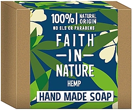 Düfte, Parfümerie und Kosmetik Handgemachtes Seifenstück mit Bio-Hanf und grünem Tee - Faith In Nature Hemp Hand Made Soap
