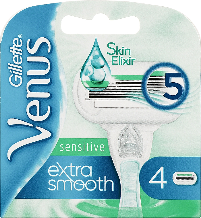 Ersatz-Rasierkassetten 4 St. - Gillette Venus Extra Smooth Sensitive — Bild N1