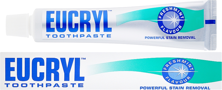 Aufhellende Zahnpasta mit Minzgeschmack - Eucryl Freshmint Flavour Toothpaste — Bild N1