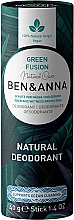 Deodorant auf Basis von Soda Grüne Verschmelzung (Karton) - Ben & Anna Natural Care Green Fusion Deodorant Paper Tube — Bild N1